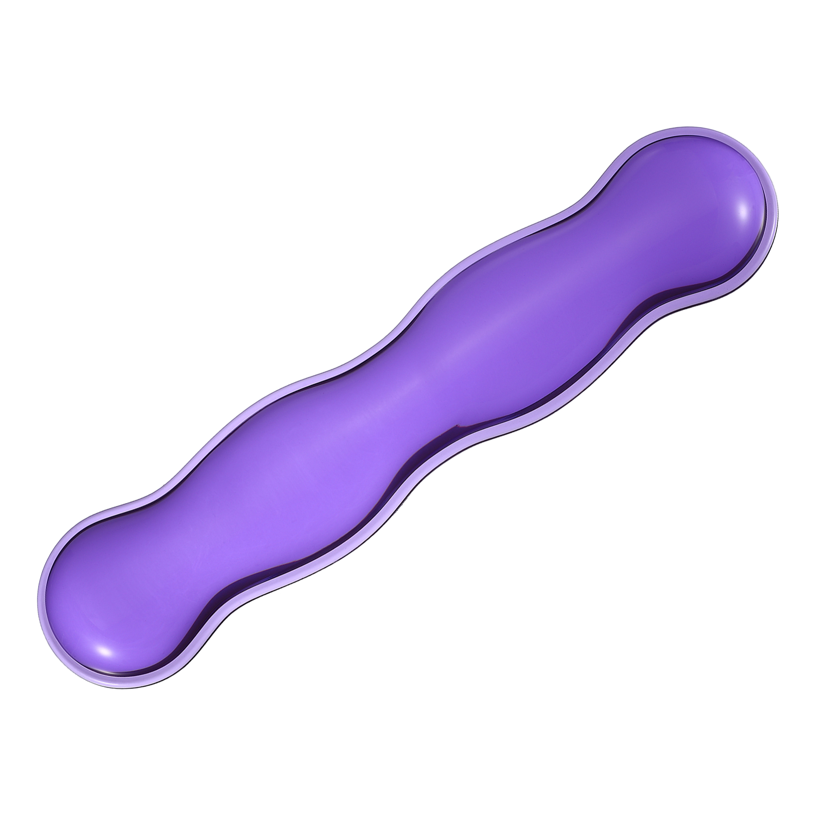 Uxcell Gel Wrist Rest, Gel Mouse Pad Mouse Wrist Support for Keyboard and Mouse Ergonomic,Keyboard Pad Purple