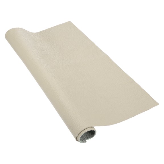 Uxcell Genuine Leather Sheet, 7.9" x 11.8" Natural Distressed Cowhide Full Grain Leather Pieces, Pre Cut Sheets for Crafting, Sewing, Tooling, Sheath Making, Beige