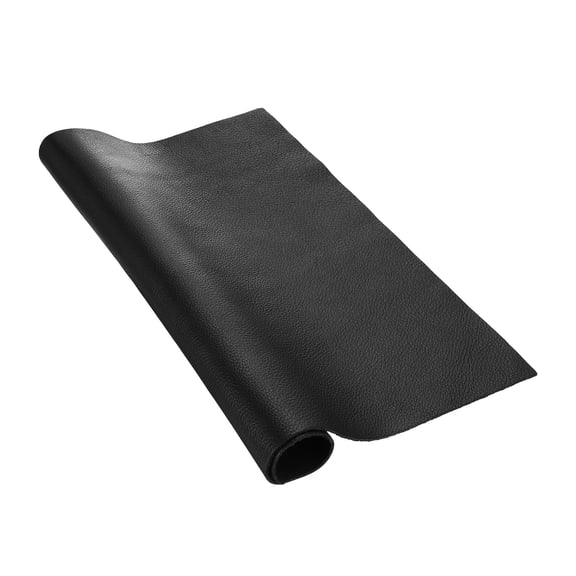 Uxcell Genuine Leather Sheet, 7.9" x 11.8" Natural Distressed Cowhide Full Grain Leather Pieces, Pre Cut Sheets for Crafting, Sewing, Tooling, Sheath Making, Black