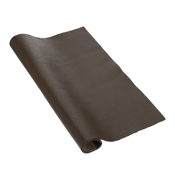 Uxcell Genuine Leather Sheet, 7.9" x 11.8" Natural Distressed Cowhide Full Grain Leather Pieces, Pre Cut Sheets for Crafting, Sewing, Tooling, Sheath Making, Brown