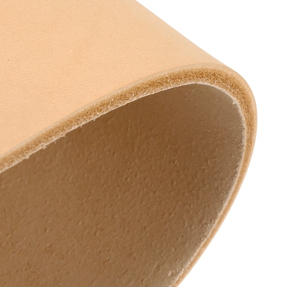 Uxcell Genuine Leather Sheets, 8" x 15" Flat Full Grain Cowhide Leather for Crafts, 4-4.5mm Thick Vegetable Tanned Cowhide for DIY Belt Tooling Wallet Stamping Projects, Khaki