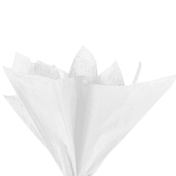 Uxcell Gift Wrap Tissue Paper Pure White 20" x 26" for Gift Bags, Wedding, Party, Favor Decor, DIY Crafts 10 Sheets