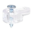 thumbnail image 1 of Uxcell Glass Retainer Clips Kit 20mmx11mm Furniture Door Clips Mirrors Holder with Screws for Doors, Window, 100Set, 1 of 5