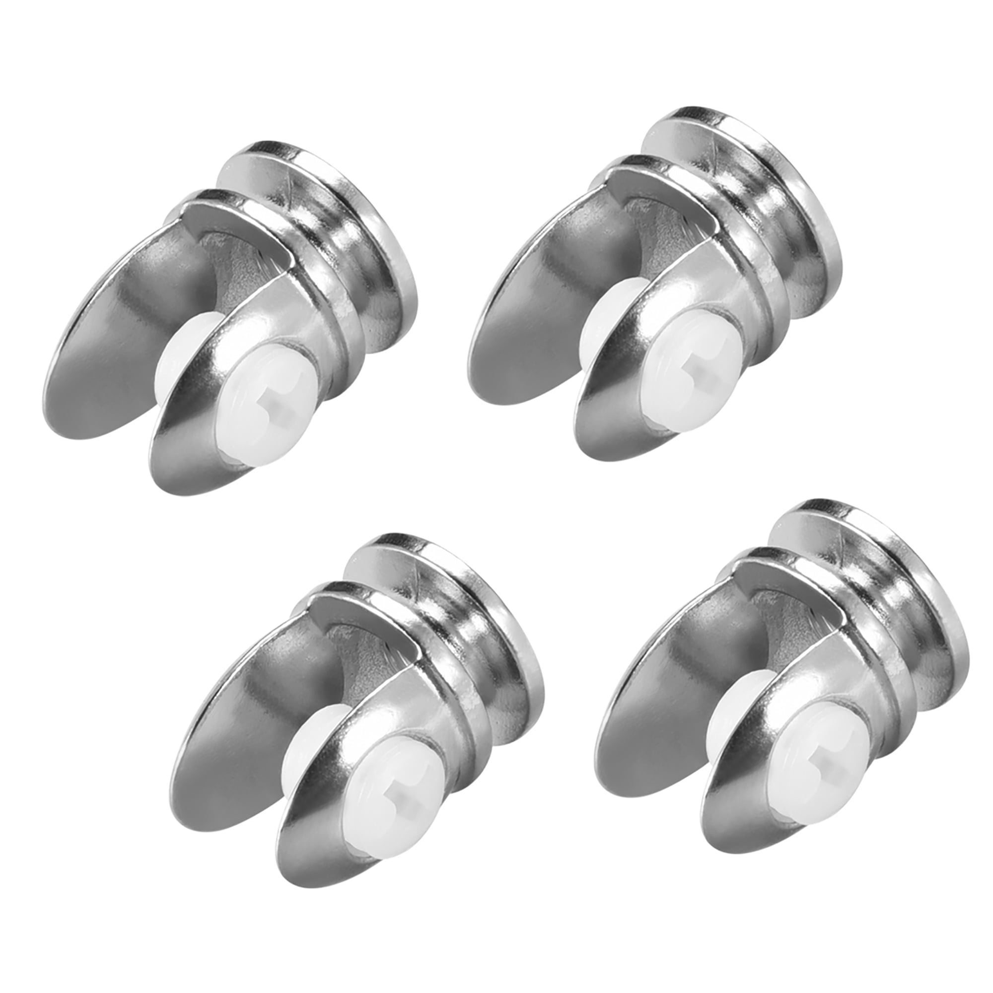 Uxcell Glass Shelf Brackets Zinc Alloy Glass Clamp Clip for 58mm, Type