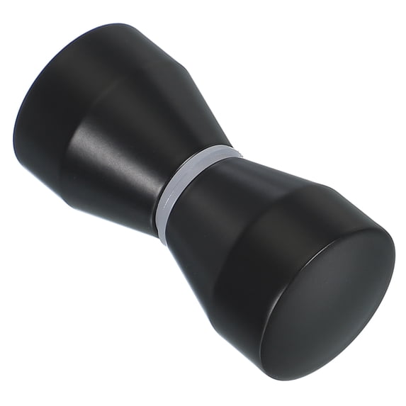 Uxcell Glass Shower Door Handle, Aluminum Alloy Back-to-Back Knob for Replacement Black