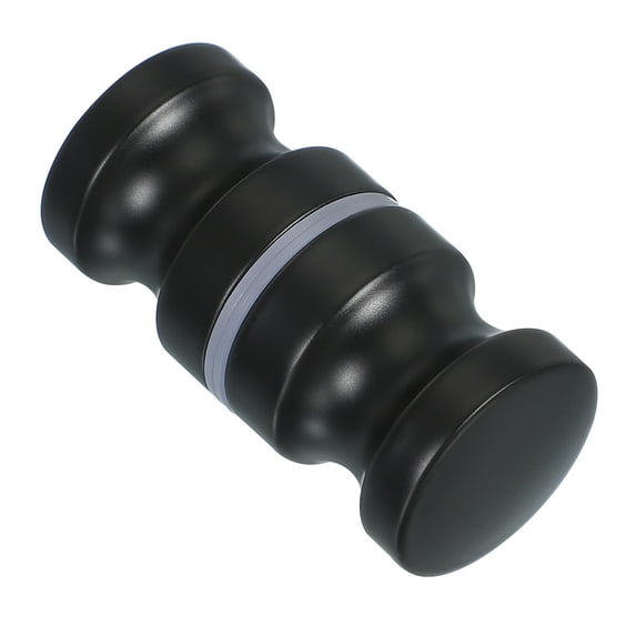 Uxcell Glass Shower Door Handle, Aluminum Alloy Back-to-Back Knob for Sliding Glass Door Black
