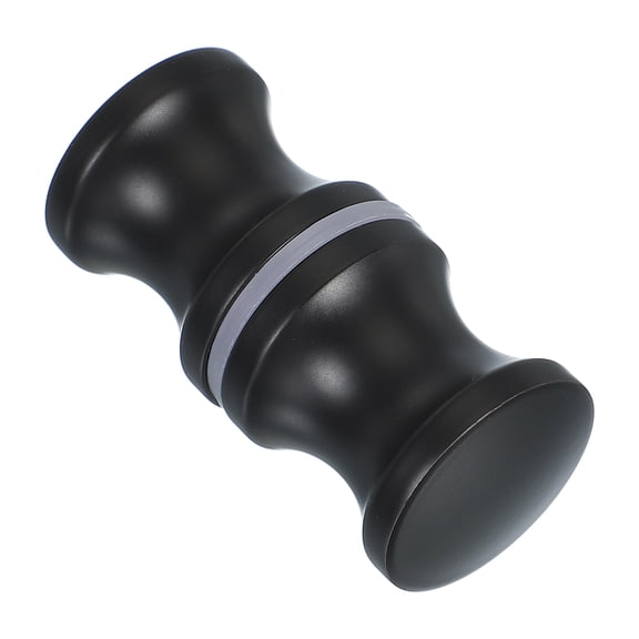 Uxcell Glass Shower Door Handle, Aluminum Alloy Back-to-Back Knob for Replacement Black