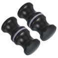 thumbnail image 1 of Uxcell Glass Shower Door Handle, Back-to-Back Shower Door Knob for Bathroom Sliding Black, 1 of 7