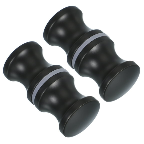 Uxcell Glass Shower Door Handle, Back-to-Back Shower Door Knob for Bathroom Sliding Black