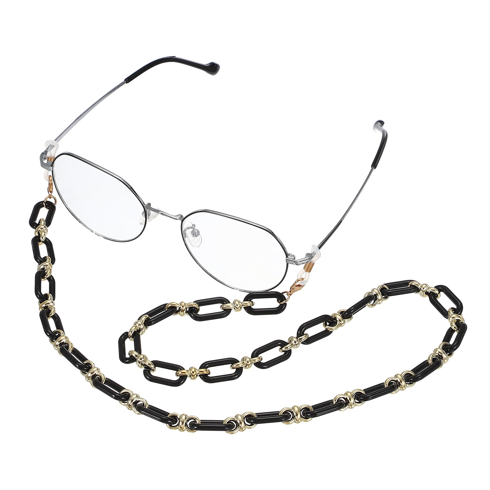 Uxcell Glasses Chain, Oval Beaded Eyeglass Holder Chain Strap for