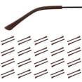 thumbnail image 1 of Uxcell Glasses Ear Cushion Eye Glasses Silicone Ear Grippers Anti-Slip Replacement Temples Brown, 1 of 2