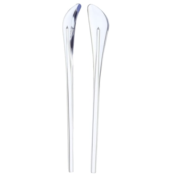 Uxcell Glasses End Tips 1 Pairs Eyeglass Anti Slip Ear Sock Pieces Tube Sleeve Replacement Temple, Transparent Style 4
