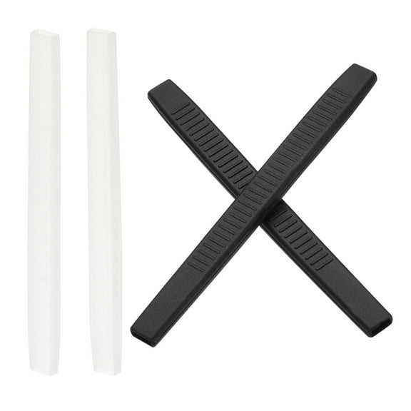 Uxcell Glasses End Tips 2 Pairs Eyeglass Anti Slip Ear Sock Pieces Tube Sleeve Replacement Temple, Style 7