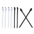 thumbnail image 1 of Uxcell Glasses End Tips Eyeglass Anti Slip Ear Sock Pieces Tube Sleeve Hard Plastic, Black Blue 4 Pairs, 1 of 5