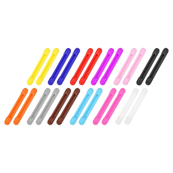 Uxcell Glasses Temple End Tips Eyeglass Arms Legs Replacement Ear Sock Pieces Anti Slip Tube Sleeve 12 Colors 12 Pair