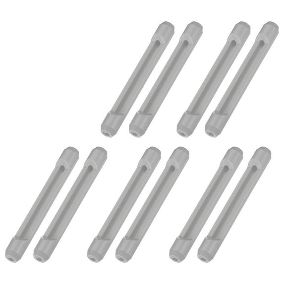 Uxcell Glasses Temple End Tips Eyeglass Arms Legs Replacement Ear Sock Pieces Anti Slip Tube Sleeve Grey 5 Pair