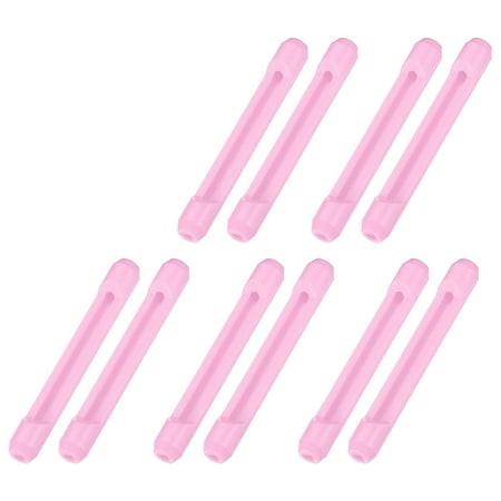 Uxcell Glasses Temple End Tips Eyeglass Arms Legs Replacement Ear Sock Pieces Anti Slip Tube Sleeve Pink 5 Pair