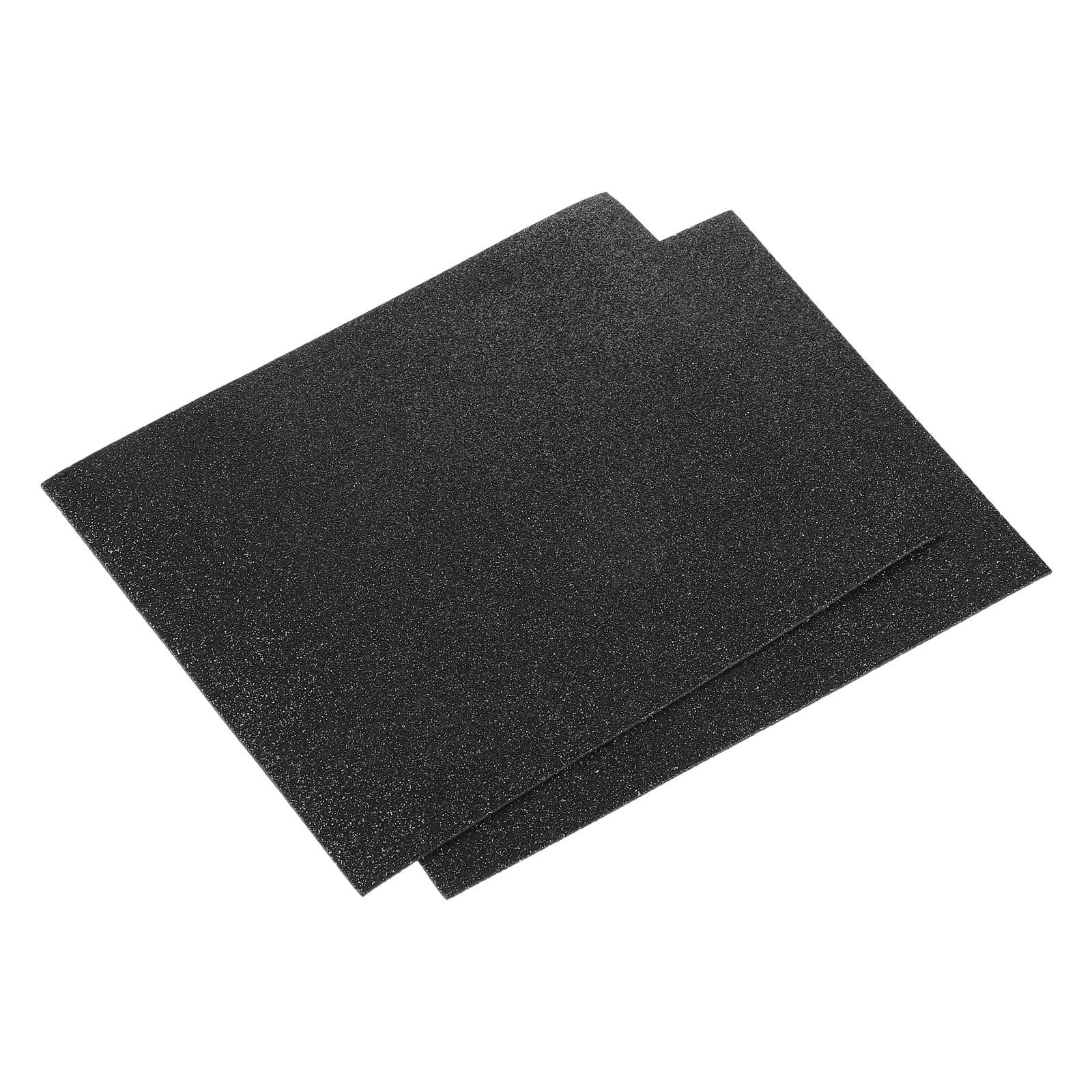 Uxcell Glitter EVA Foam Sheets Black 10.8x8.4 Inch 1.5mm for Arts and