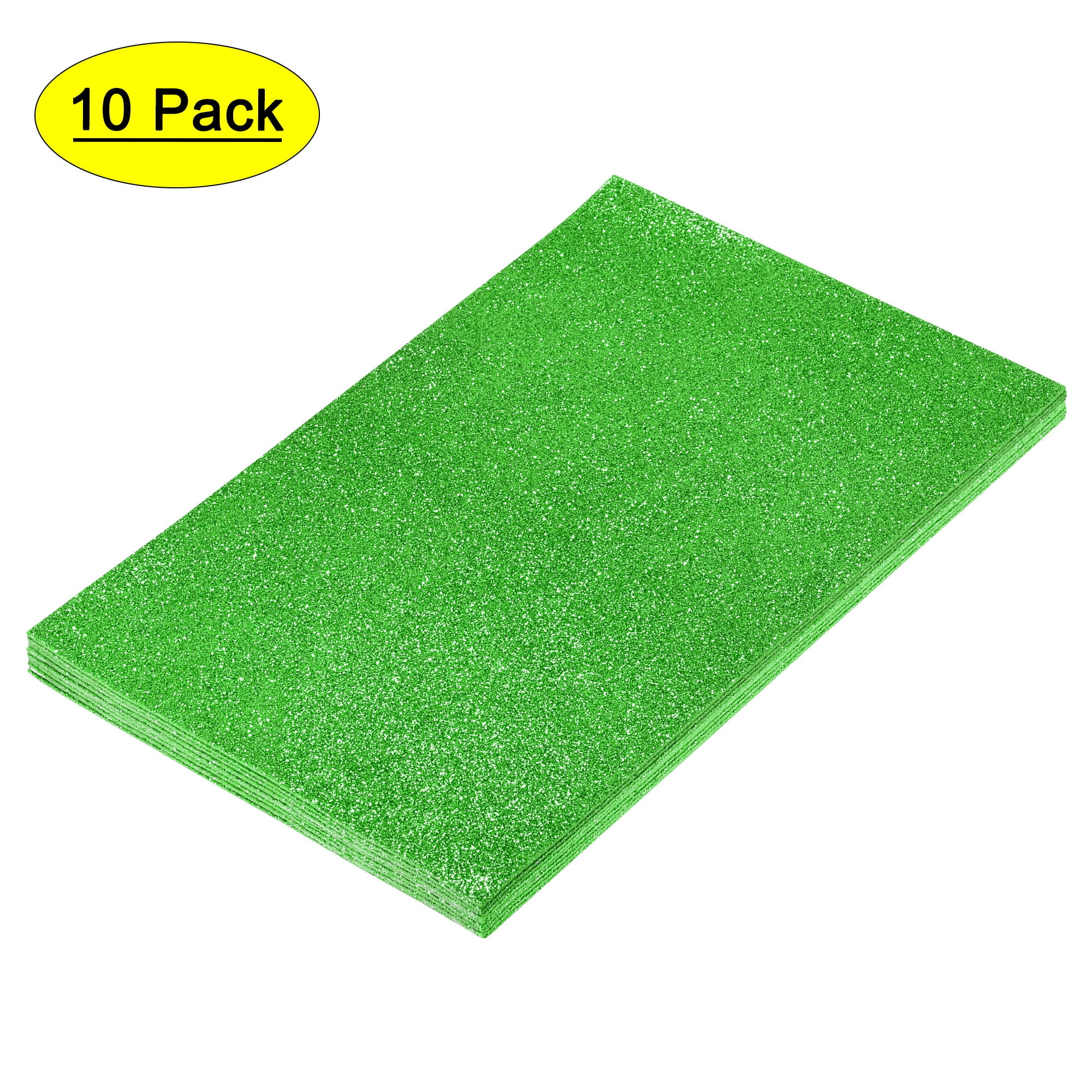 36 Pack Glitter Foam Sheets 9 x 12 Inch by Better Office Products Assorted  12 Colors for Arts and Crafts 36 Sheets