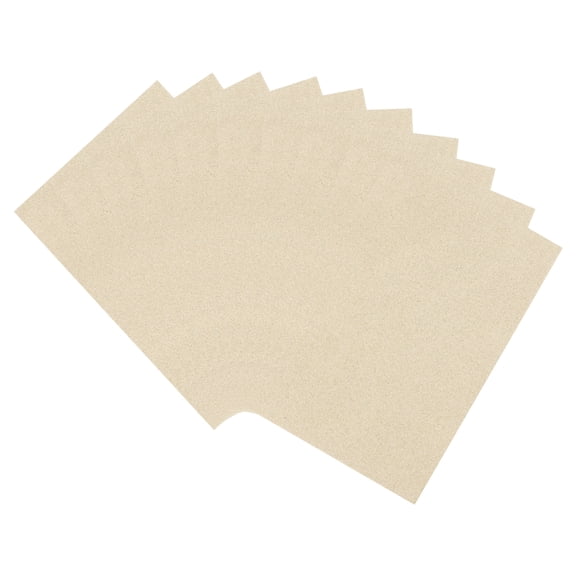 Uxcell Glitter Foam Sheets Craft Adhesive Sheet EVA Foam Sheets 10 pack Beige