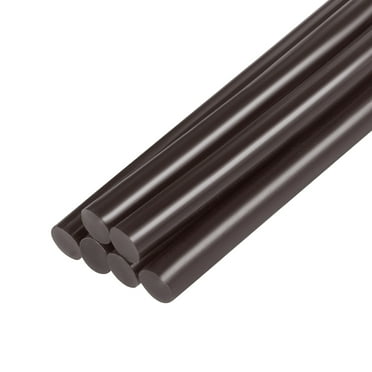 Uxcell Glitter Mini Hot Melt Glue Stick 0.27" x 4" Brown 6 Pack