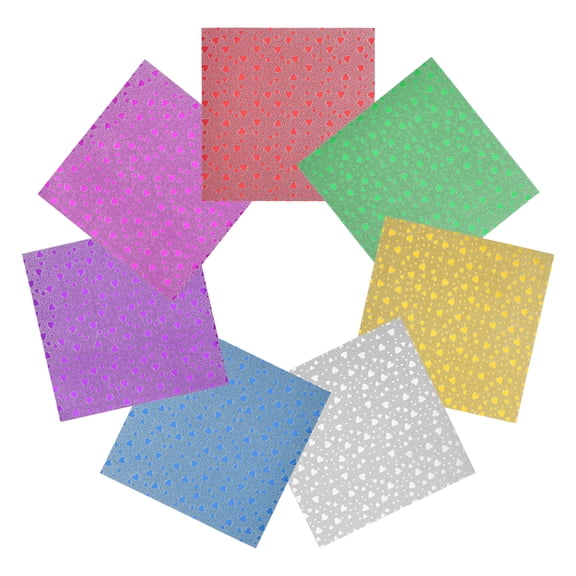 Uxcell Glitter Origami Paper 120 Sheets, 6"x6" 70gsm Square Sheet Pearlescent Colorful Easy Fold Paper for DIY Handmade Arts Craft Gift Crane Wedding Party Birthday Decoration