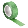 thumbnail image 1 of Uxcell Glitter Tape, Decorative Craft Tape Self Adhesive Stick 1.5cmx10m Green, 1 of 5