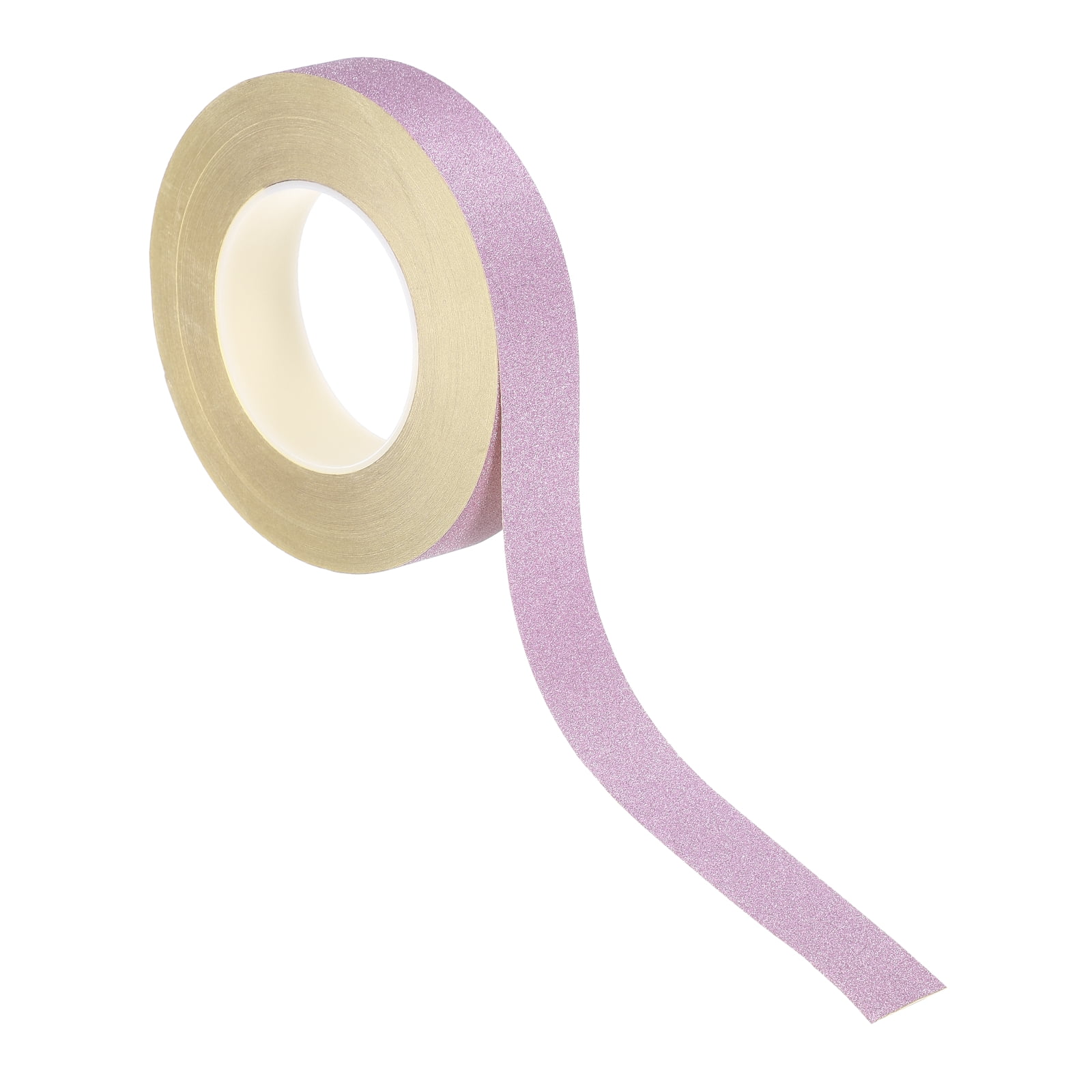 Uxcell Glitters Washi Tape, 1.2 Inch (W) x 55 Yards (L) Sparkling Decorative Washi Tape Self Adhesive for DIY Crafts, Gift Wrapping, Scrapbook, Party Decorations, Pink