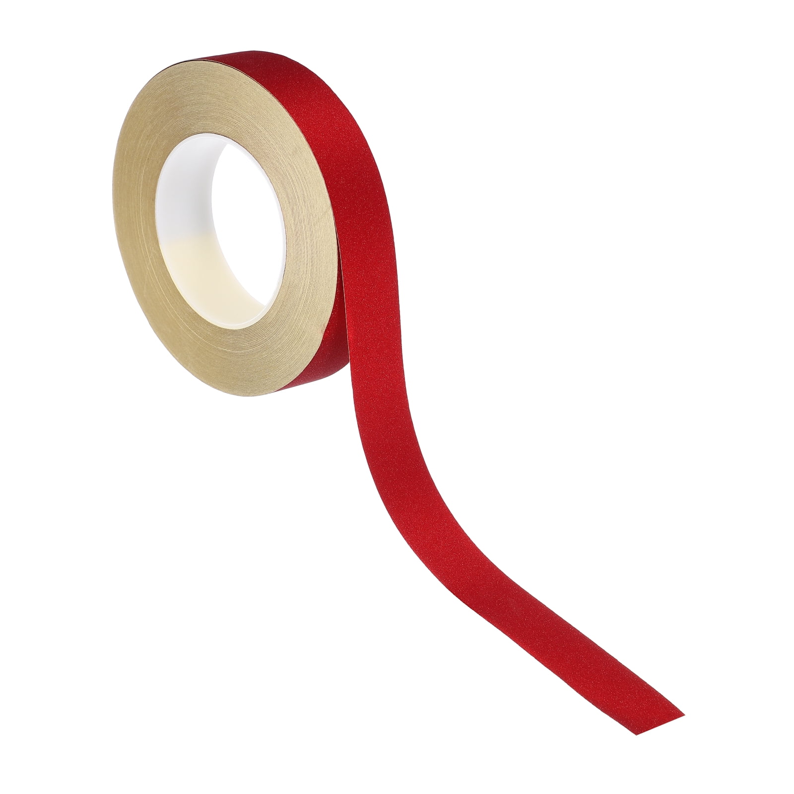 Uxcell Glitters Washi Tape, 1.2 Inch (W) x 55 Yards (L) Sparkling Decorative Washi Tape Self Adhesive for DIY Crafts, Gift Wrapping, Scrapbook, Party Decorations, Red