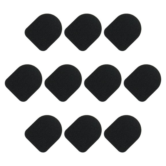 Uxcell Gloves Screen Sticker Ultra High Sensitivity Flexible Carbon Fiber Ultra Thin Stickers Black, Pack of 20