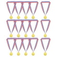 thumbnail image 1 of Uxcell Gold Award Medals, 1st  Style Winner Medals with Neck Ribbon, Golden 15Pcs, 1 of 7