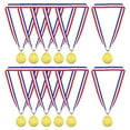 thumbnail image 1 of Uxcell Gold Award Medals, Blank  Style Winner Medals with Neck Ribbon, Golden 12Pcs, 1 of 7