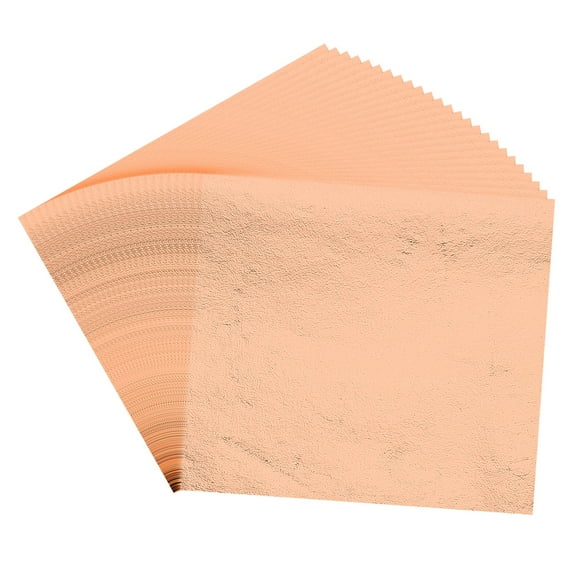 Uxcell Gold Leaf Sheets for Art, Gold Foil Sheet Metallic Leaf Papers for DIY Crafts Resin Furniture Nails Painting Rose