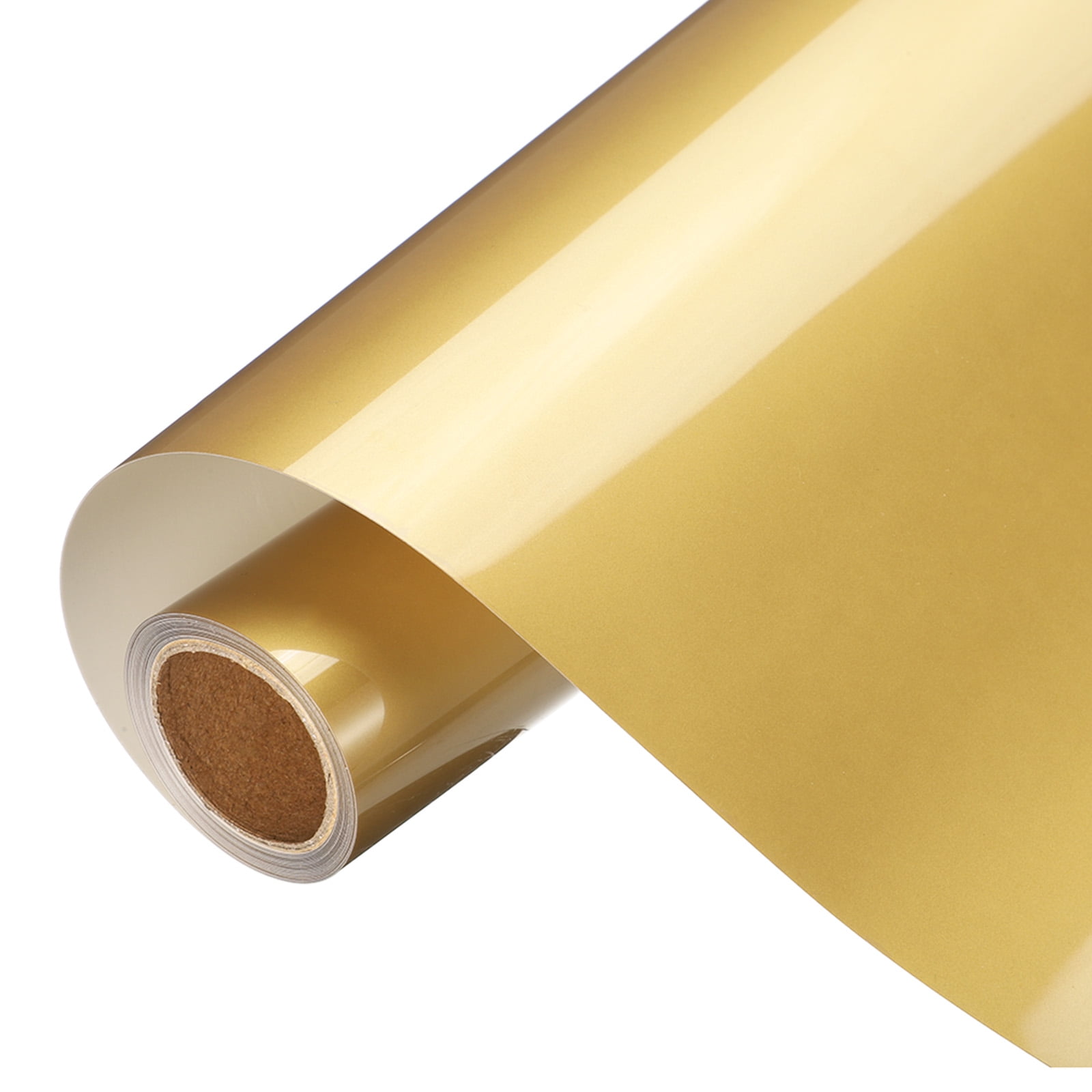 Uxcell Gold Heat Transfer Vinyl, 10 Inch x 9.8ft Vinyl Roll