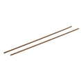 thumbnail image 1 of Uxcell Gold Tone M3x250mm Male Threaded 0.5mm Pitch All Thread Brass Rod Bar 2 Pack, 1 of 3