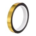 thumbnail image 1 of Uxcell Gold Tone Metalized Tape 16mm x 50m/164ft Decor Tape for Graphic Arts,Boat Trim, 1 of 4