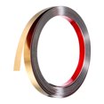 thumbnail image 1 of Uxcell Gold Trim Peel and Stick, 32.8ft x 0.6" Stainless Steel Mirror Finish Molding Tape Strips for Wall Cabinet Tile Edge Molding, 1 of 7