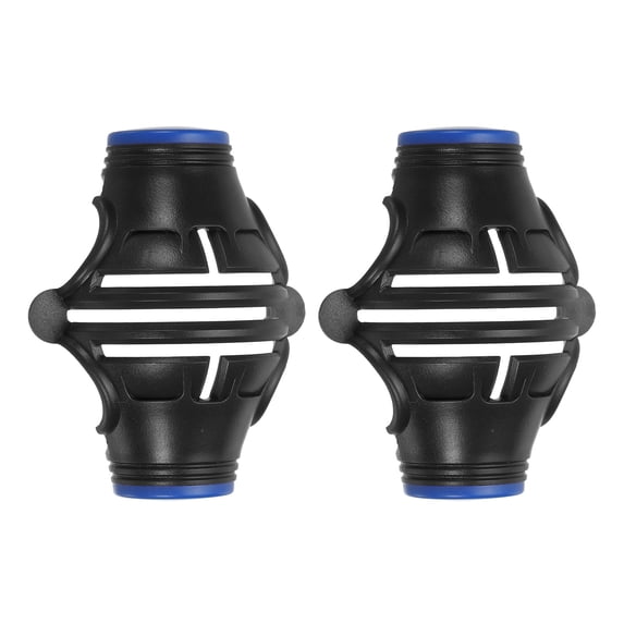 Uxcell Golf Ball Marker Stencil 360 Triple Line Alignment Marking Tool Black/Blue, 2 Pcs