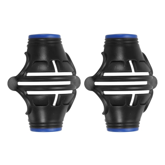 Uxcell Golf Ball Marker Stencil 360 Triple Line Alignment Marking Tool Black/Blue, 2 Pcs