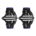 thumbnail image 1 of Uxcell Golf Ball Marker Stencil 360 Triple Line Alignment Marking Tool Black/Purple, 2 Pcs, 1 of 7