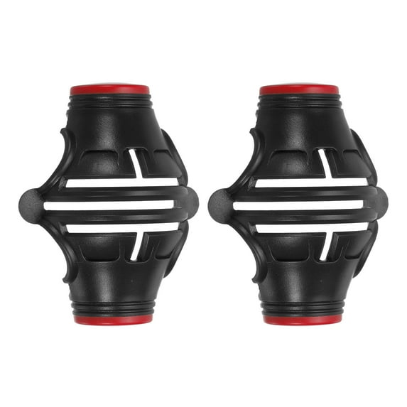 Uxcell Golf Ball Marker Stencil 360 Triple Line Alignment Marking Tool Black/Red, 2 Pcs