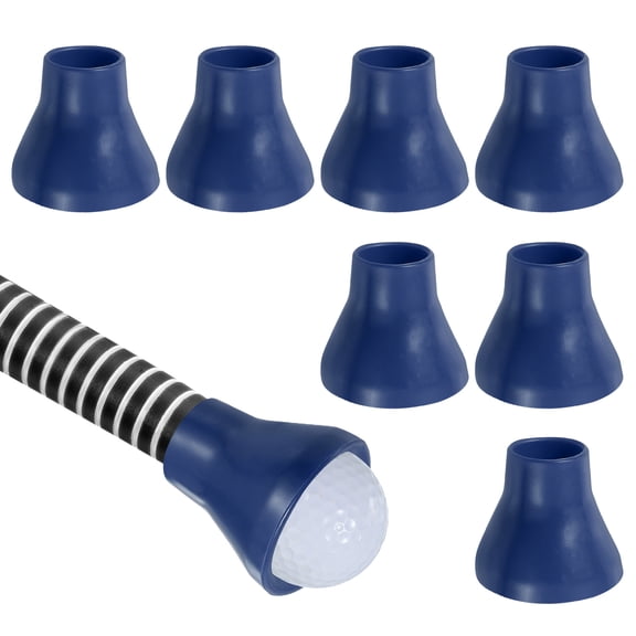 Uxcell Golf Ball Retriever Grabber Golf Ball Suction Cup Grabber Rubber Putter Grip Picker Upper Tool Dark Blue