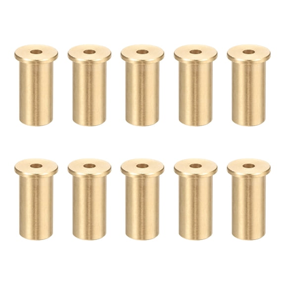 Uxcell Golf Brass Tip Weights, Club Weight Head Accessories Reusable Plug Insert Golf Weighted Spike for Steel Wood Iron Shaft 10Pcs & 4g -Fit For(0.355"/0.370" Pointed Shaft)