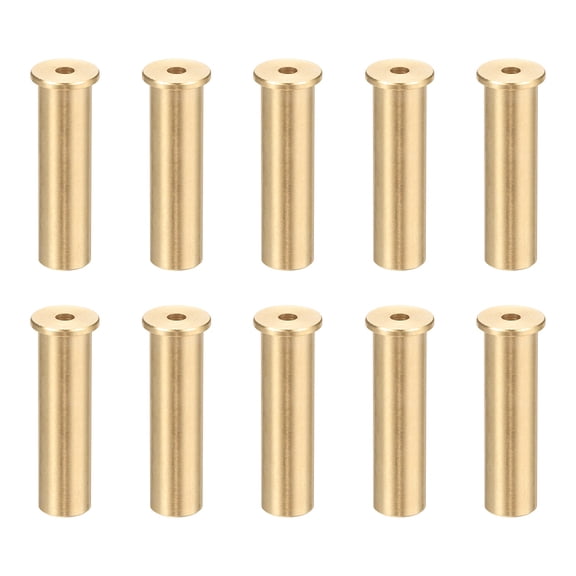 Uxcell Golf Brass Tip Weights, Club Weight Head Accessories Reusable Plug Insert Golf Weighted Spike for Steel Wood Iron Shaft 10Pcs & 7g -Fit For(0.355"/0.370" Pointed Shaft)
