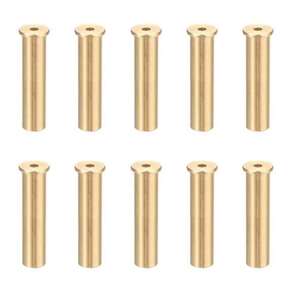 Uxcell Golf Brass Tip Weights, Club Weight Head Accessories Reusable Plug Insert Golf Weighted Spike for Steel Wood Iron Shaft 10Pcs & 8g -Fit For(0.355"/0.370" Pointed Shaft)