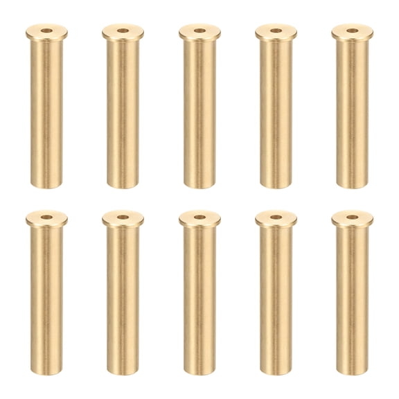 Uxcell Golf Brass Tip Weights, Club Weight Head Accessories Reusable Plug Insert Golf Weighted Spike for Steel Wood Iron Shaft 10Pcs & 9g -Fit For(0.355"/0.370" Pointed Shaft)