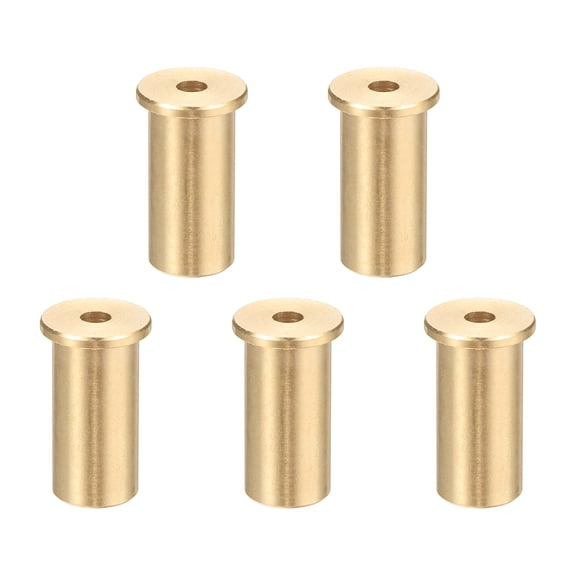 Uxcell Golf Brass Tip Weights, Club Weight Head Accessories Reusable Plug Insert Golf Weighted Spike for Steel Wood Iron Shaft 5Pcs & 4g -Fit For(0.355"/0.370" Pointed Shaft)