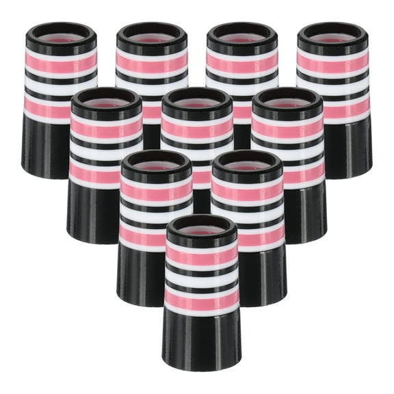 Uxcell Golf Ferrules 0.370 Inch ID, 10 Pack Tapered Golf Club Ferrules Multi-Ring Iron Ferrule Rings, Pink