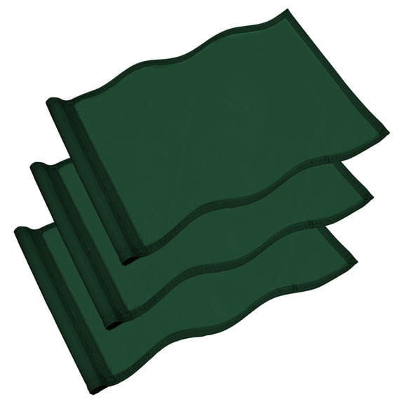 Uxcell Golf Flag with Tube Inserted [3pcs] - Nylon Putting Green Golf Target Flag - [Green - 20 IN]
