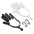 thumbnail image 1 of Uxcell Golf Gloves Stretcher, Plastic Keeper Support Rack Holder Dryer Hanger Frame with Hanging Hook White/Black, 1 of 7